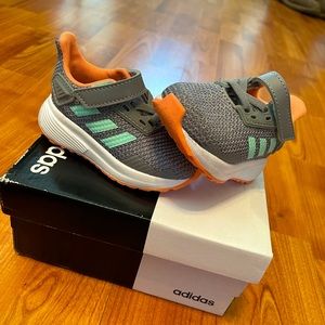 Infant Adidas Tennis Shoes.